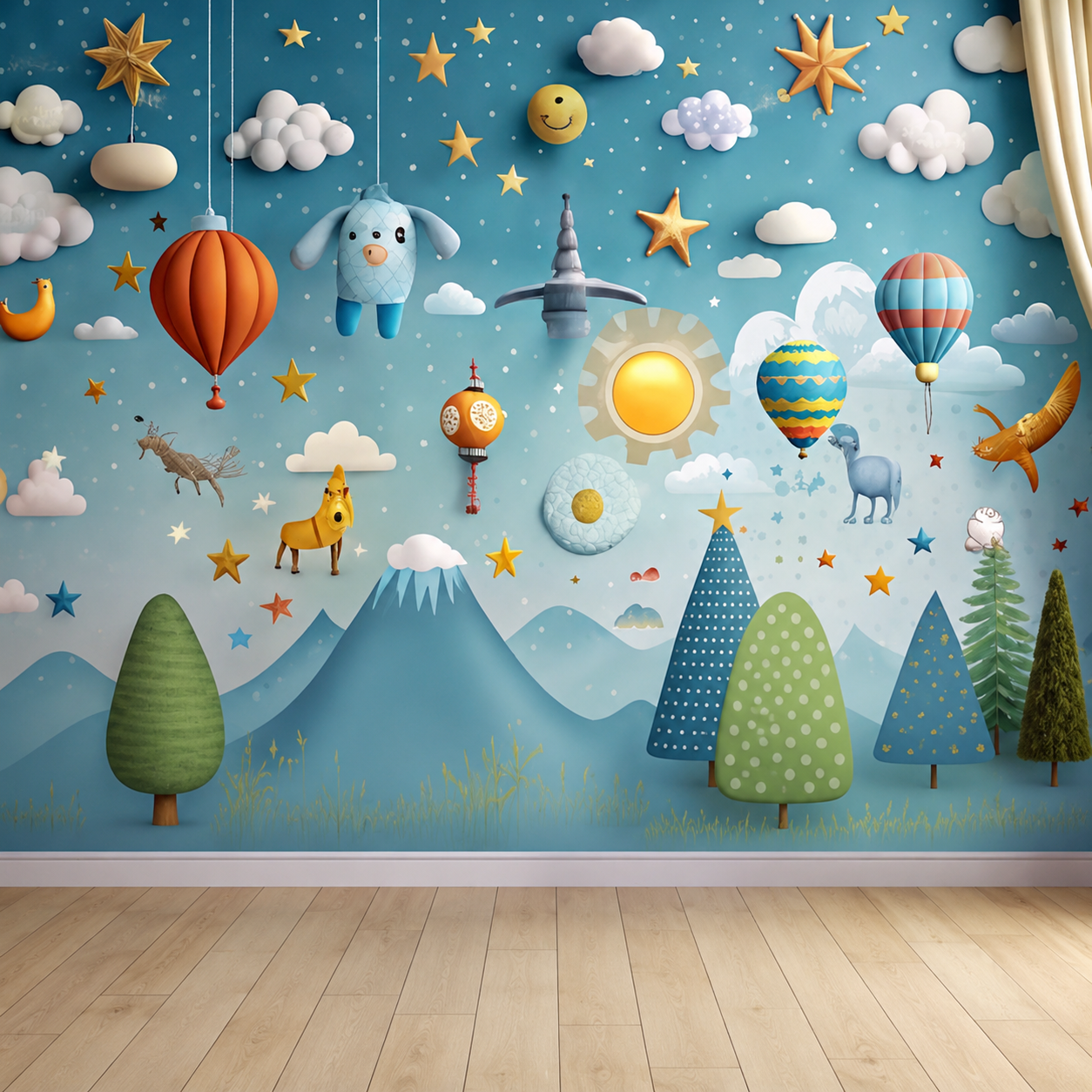 Kids Custom Wallpaper Design Mumbai