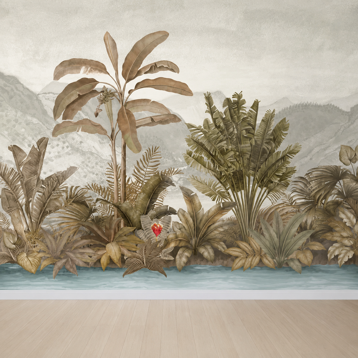 Tropical Custom Wallpaper Design Mumbai